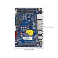 Carte mère d'ordinateur Maxtang Intel Celeron J6412, canal unique SO-DIMM DDR4 32 Go, Win10/11 Linux, 1xHD 1xDP 1xeDP/LVDs