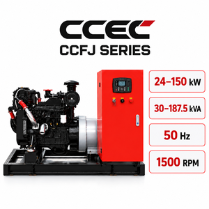Groupe électrogène diesel marin CUMS CCFJ 24-150 kW 50 Hz pour l'alimentation électrique auxiliaire des chalands <span class=keywords><strong>de</strong></span> pêche commerciale OEM - Product Image 1