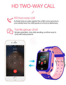 Q12 enfants montre intelligente écran tactile LBS emplacement HD photographie téléphone montres réveil récompense interphone mains libres bidirectionnel - Product Image 6