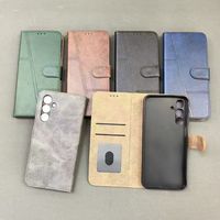 Dompet Lipat Tas Mewah untuk Samsung Galaxy S24 S26 Ultra Plus Edge S25 S23 FE S22 S21 FE S20 Ultra Sarung Kulit Bisnis