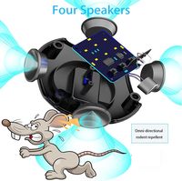 Répulsif Électronique Ultrasonique OEM Contre les Rongeurs 360 °   Répulsif intelligent contre les insectes, les souris et les rats, 3 modes de fonctionnement, solide