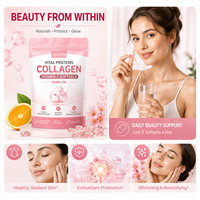 Capsules de collagène et vitamine C Vital Proteins, autres compléments de santé, pour blanchir et embellir la peau