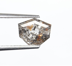 Éclat non conventionnel très demandé: diamant coupe antique sel et poivre, 1.15 CT pour bagues distinctives - Product Image 2