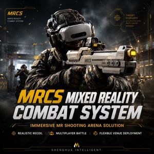 Sistema de Tiro de Realidad Mixta, Simulador de Tiro VR, Juego de Pistola Arcade, Instalaciones de Entretenimiento Interior, Plástico, para Centros Comerciales y Uso Doméstico - Product Image 1