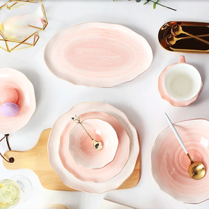 Sản Phẩm Mới Bán Chạy Bộ Đồ Ăn Sáng Bằng Gốm Bộ Đồ Ăn Tối Bằng Sứ Châu Âu - Product Image 1