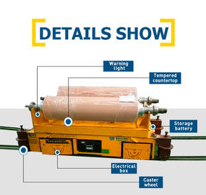 इत्र निर्माता हस्तांतरण कार्ट भारी लोड स्टील रेलवे वैगन के साथ कॉइल अपंडर बैटरी संचालित ट्रॉली के साथ - Product Image 5