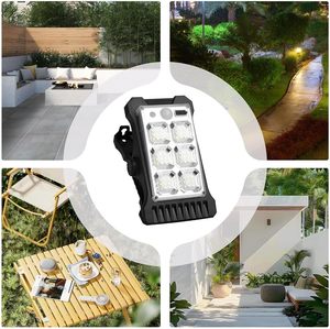 Luces Solares Ajustables para Exteriores con Sensor de Movimiento, Impermeables, con Abrazadera para Parrilla, Valla, Jardín, Camping y Sombrilla de Patio - Product Image 3