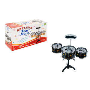 Ensemble de batterie musicale pour enfants, 3 pièces avec cymbale, pour apprendre la musique - Product Image 2