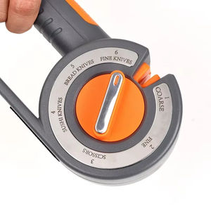 Afilador de Cuchillos Profesional para Cocina, 6 en 1, Ajustable, Piedra de Afilar, Tijeras, Material de Acero - Product Image 6