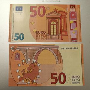 Billets de banque <span class=keywords><strong>euro</strong></span> de dessin animé en papier, accessoires de tir, pour utilisation en festival, fête, film, musique, et comme billets numériques factices - Product Image 5