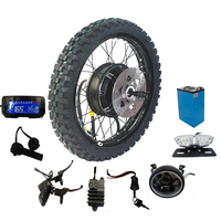 Hot in the United States Electric Motorcycle Kit QS Motor 6000W 8000W 72V , Max.120kmh Ebike Mid Drive Conversion Kit