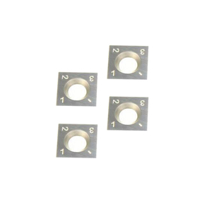 Le carbure de tungstène de coupeur en bois double face insère 14*14*2mm 30 ° efficace et pointu - Product Image 3