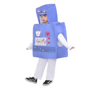 Disfraz de Astronauta Robot para Niños de Halloween, Unisex, de Poliéster, para Actuaciones en Jardín de Niños - Product Image 4