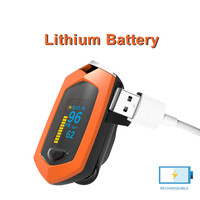Oxymètre de pouls rechargeable à porter sur le doigt ; Oxymètre de pouls de qualité export ; Moniteur de fréquence cardiaque et d'oxygène sanguin ; Appareil d'oxygénothérapie