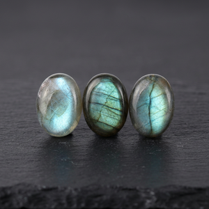 Natural Rainbow Labradorite Oval Cabochon Loose Gemstones Third Party Certified Wholesale Gopika Brand For Jewelry Making - Product Image 4