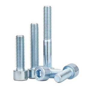 Tornillos de Cabeza Hexagonal Redonda Métrica UNC, Clase 8.8, Acero al Carbono, Zincado, Tornillos Allen, Ferretería Automotriz - Product Image 2