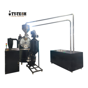 Prezzo competitivo TY-<span class=keywords><strong>TECH</strong></span> PLC programmato 10kg 20kg 30kg 40kg 50kg 60kg 65kg caffè torrefazione a Gas bruciatore caffè - Product Image 5