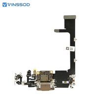 Réparation de téléphones mobiles : Câble flexible de port de charge et connecteur dock pour iPhone 11 Pro, vente en gros OEM pour adaptateur de réparation de téléphone