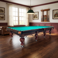 Table de billard élégante PUSHIZHE - Style russe, caractéristiques sur mesure, matériaux de haute qualité et pratiques durables