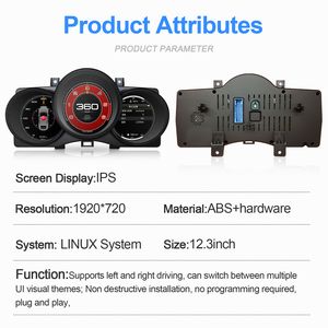 Nuevo Panel de Instrumentos Digitales para Automóvil de 12.3 Pulgadas para Porsche Macan 2014-2024, Pantalla LCD, Velocímetro, Actualización del Panel de Instrumentos - Product Image 2