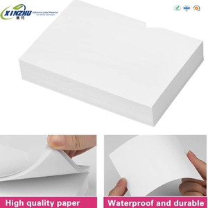Etiqueta Autoadhesiva de Vinilo Blanco Brillante Impermeable de Tamaño Personalizado A4 A3 para Impresoras de Inyección de Tinta, Uso Cosmético - Product Image 4