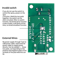 Module d'humidificateur à ultrasons USB 5V CC, atomiseur, humidificateur à ultrasons, kit de bricolage, interface USB Type-C