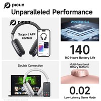 Audífonos Híbridos Inalámbricos de Alta Calidad con Chip JL, Audio LE, Cancelación de Ruido Activa (ANC), Batería LED con 80 Horas de Reproducción para Laptop, Viajes y Juegos