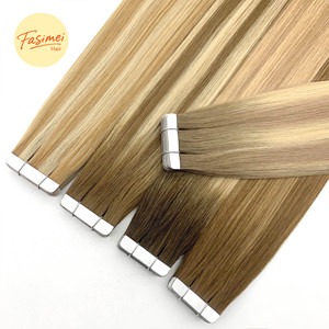 Extensiones de Cabello Humano con Cinta Adhesiva Fasimei, Extensiones de Cabello 100% Humano, Extensiones de Cabello Humano en Stock, Envío Rápido - Product Image 1