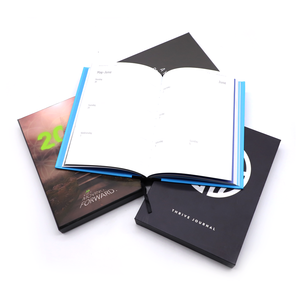 Carnet <span class=keywords><strong>de</strong></span> notes A5 personnalisé OEM, couverture rigide, en cuir PU, service d'impression pour entreprises - Product Image 2