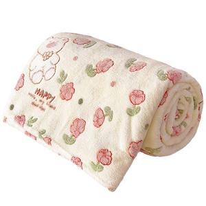 Couverture en velours flocon de neige transfrontalière hiver épais drap de lit doublé polaire bureau sieste loisirs <span class=keywords><strong>housse</strong></span> de <span class=keywords><strong>canapé</strong></span> petite couverture couverture - Product Image 5