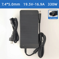 Pengisi Daya Adaptor Daya AC OEM 330W 19.5V 16,9A 7.4*5.0Mm untuk Adaptor Daya Laptop Dell G16 7635 7630 7625 P38E002 P122F