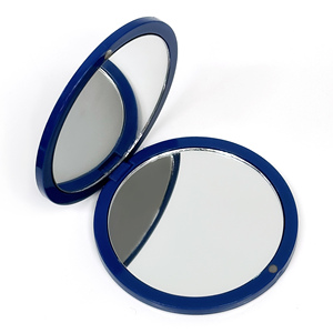 Popular Double Sided Magnetic Makeup Mirror OEM Custom Logo Round Promotional Mirror Support Customization
