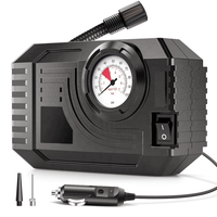 Nouveau compresseur d'air portable pour voiture 12V avec manomètre numérique, moniteur de pression des pneus, arrêt automatique, certifié ABS CE pour les situations d'urgence