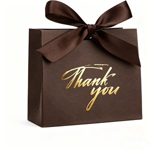 Eco-friendly Wholesale Mini Kraft Paper Gift <b>Bag</b> With Silk Bow Bulk Supply For <b>Small</b> Cosmetic Chocolate Wedding Favor Packing - Product Image 2