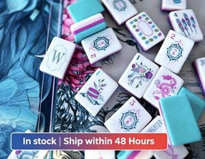 Factory Wholesale 4 Layer 160 Acrylic Engraved <b>Set</b> Luxury American <b>Mahjong</b> Tiles - Product Image 2