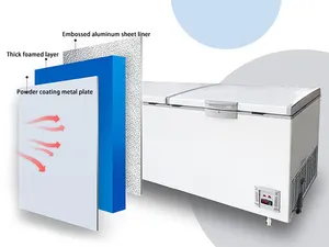 Congelador profundo para supermercado, congelador Horizontal con puerta abierta superior BD/BC-110 - Product Image 6