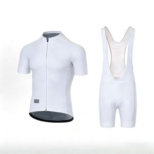 Ensemble de maillot de cyclisme professionnel grande taille à séchage rapide et short à bretelles léger avec rembourrage absorbant les chocs et extensible dans quatre directions - Product Image 3