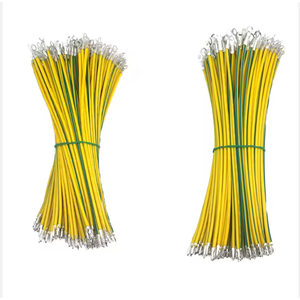كابل أرضي كهروضوئي مخصص بمقاسات 2.5 مم و4 مم و6 مم باللون الأصفر والأخضر، كابل أرضي M8 M6، سلك توصيل أرضي للتيار المستمر - Product Image 2