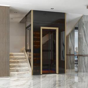 Ascensor Residencial Moderno de 2 Pisos, Elevador Doméstico Pequeño con Tracción y Accionamiento AC sin Engranajes, Mini Ascensor <span class=keywords><strong>para</strong></span> Villas a Precio Económico - Product Image 3