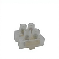 Connecteur de câblage rapide à sertir en zinc pour lampe, 4 mm², à deux étages, deux entrées et deux sorties, à vis
