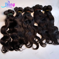 Paquete de Cabello Indio Virgen Rizado Natural, Un Solo Donante, Sin Procesar, 100% Virgen, Proveedores de Cabello, 10a Marrón, 32 Pulgadas, Extensiones de Cabello Económicas