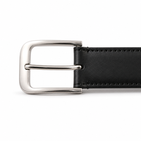 Boucles de ceinture pour hommes d'affaires, logo gravé sur mesure, alliage de zinc, métal résistant à la rouille, anti-rayures, pour ceinture en cuir