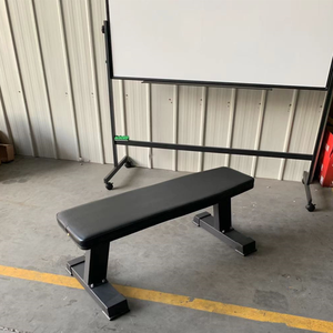 Panca piatta di qualità commerciale-imbottitura in schiuma ad alta densità + tappezzeria in vinile, ideale per palestre, studi e uso ad alta frequenza - Product Image 4