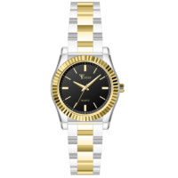 Verve Crest Montre Homme Bracelet en alliage Mouvement à quartz-Lunette élégante texturée Verre Résistant à l'eau Mode Affaires/Fête/Usage quotidien