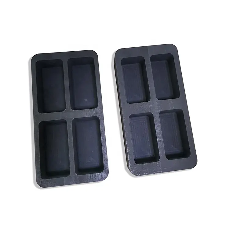 High machining accuracy gold silver ingot casting mold graphite moulds