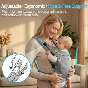 <span class=keywords><strong>Porte</strong></span>-bébé ergonomique en néoprène de qualité supérieure, imperméable, pour bébé, avec sangles réglables - Product Image 4