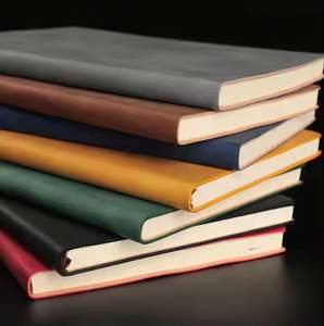 Promo Wholesale Business Gift Notebook Handwriting Notebook Gift Leather Customized Logo Hardcover A5 Planner Leather Notebook - Product Image 5