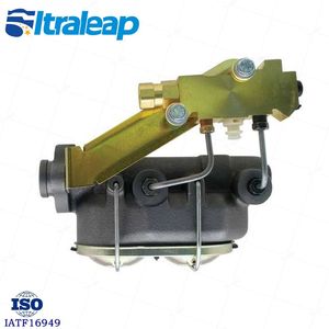 GMFS3-211 1965-1968 GM Full Size (Impala, <span class=keywords><strong>Bel</strong></span> <span class=keywords><strong>Air</strong></span>) 8 "Dual Zinc Booster Conversion Kit W/ Cast Iron Master Cylinder Left Mount - Product Image 4