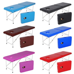 Mesa de masaje plegable portátil plegable Cama de masaje Protección de cuero Silla de masaje - Product Image 4