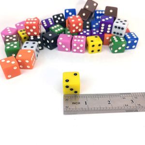 Dados Acrílicos Cuadrados Grandes D6 de 19 mm, Color Sólido Clásico, Opacos, para Juegos de Mesa, Fiestas Temáticas de Cumpleaños - Product Image 4